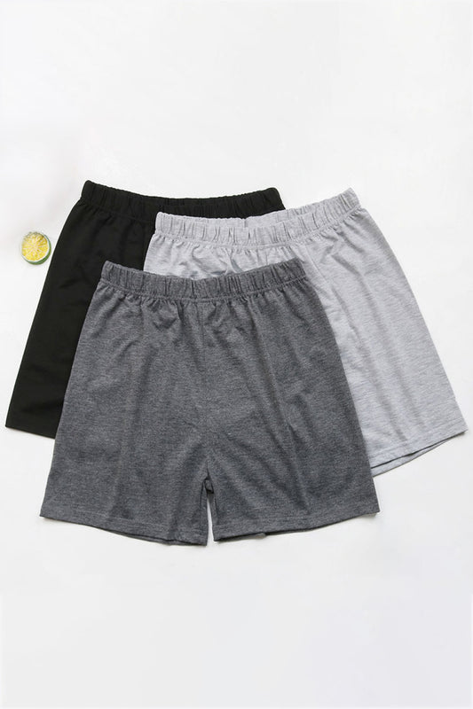 3-Pack Elastic Waist Shorts - Carly Joann's Closet