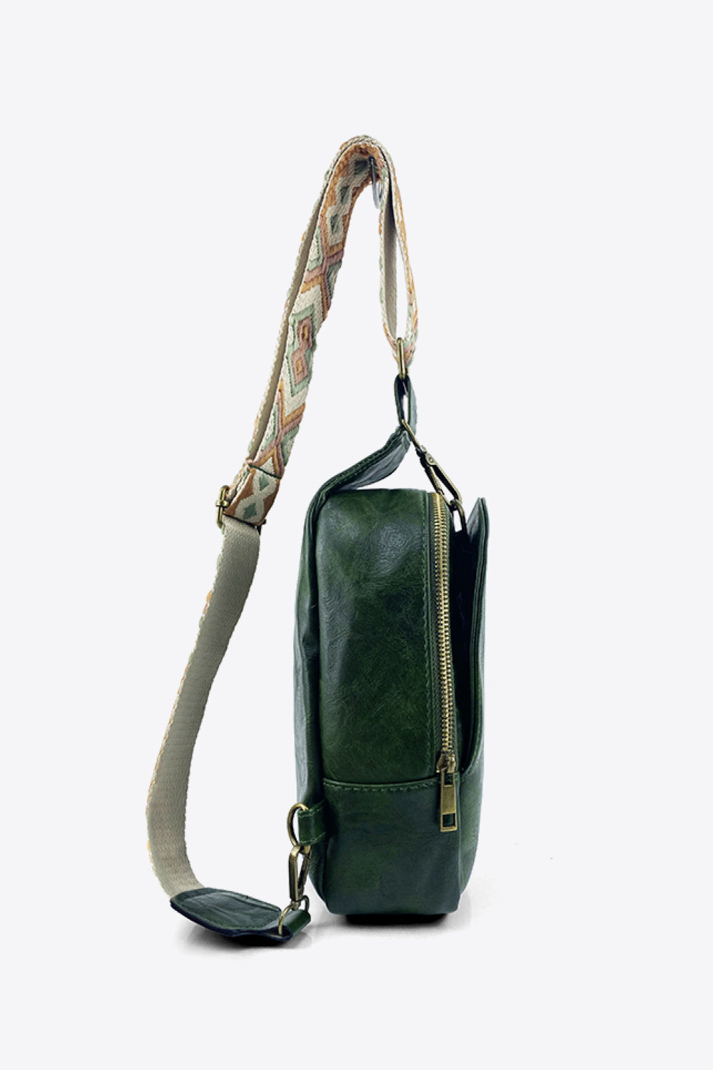 Adjustable Strap PU Leather Sling Bag - Carly Joann's Closet