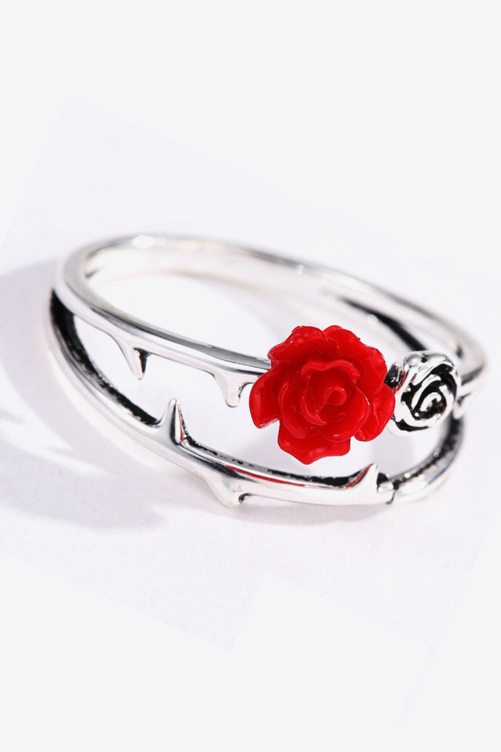 Rose Zinc Alloy Ring - Carly Joann's Closet