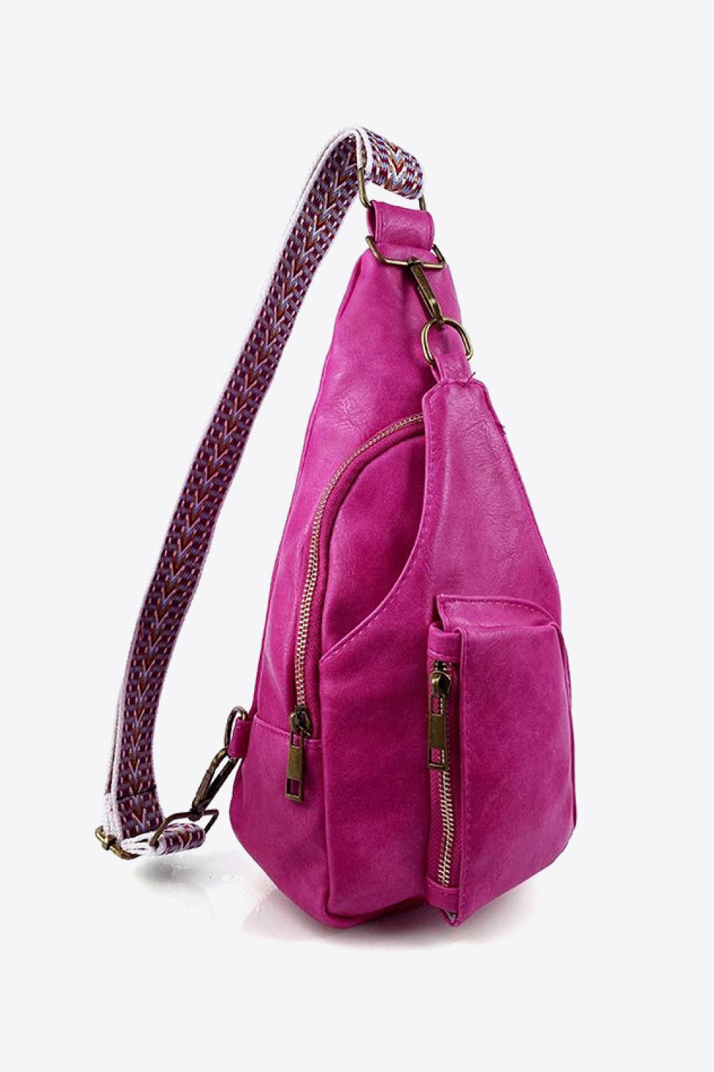 All The Feels PU Leather Sling Bag - Carly Joann's Closet