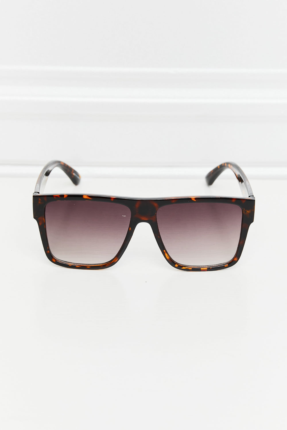 Tortoiseshell Square Full Rim Sunglasses - Carly Joann's Closet