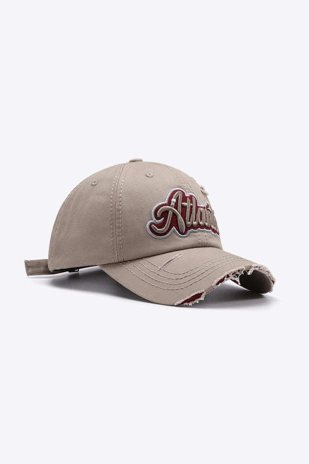 ATLANTIC Graphic Distressed Baseball Cap - Carly Joann's Closet