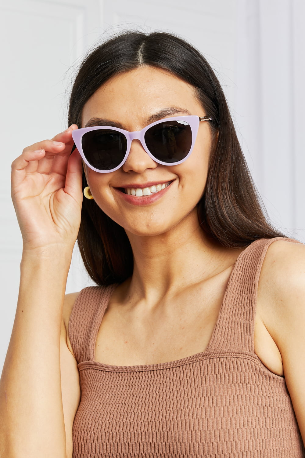 Cat-Eye Acetate Frame Sunglasses - Carly Joann's Closet