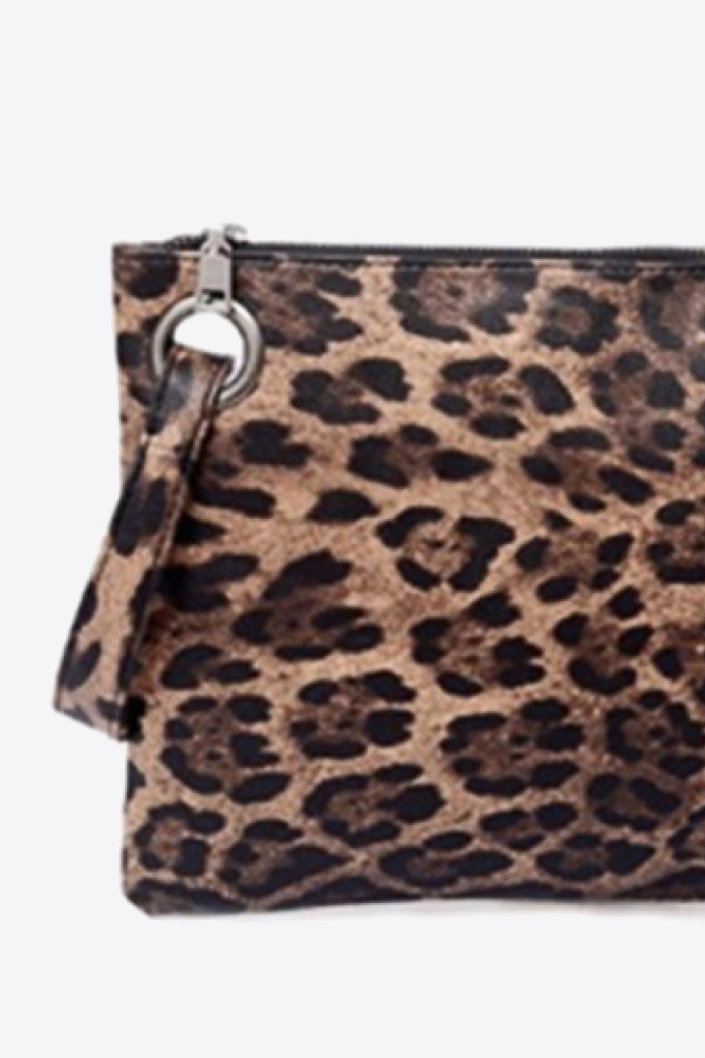 Leopard PU Leather Clutch - Carly Joann's Closet