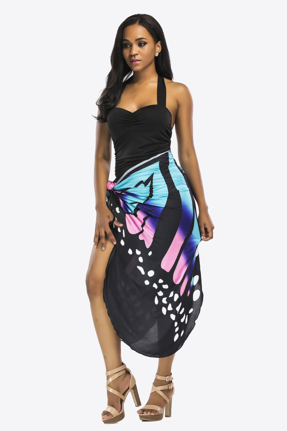 Butterfly Spaghetti Strap Cover Up - Carly Joann's Closet