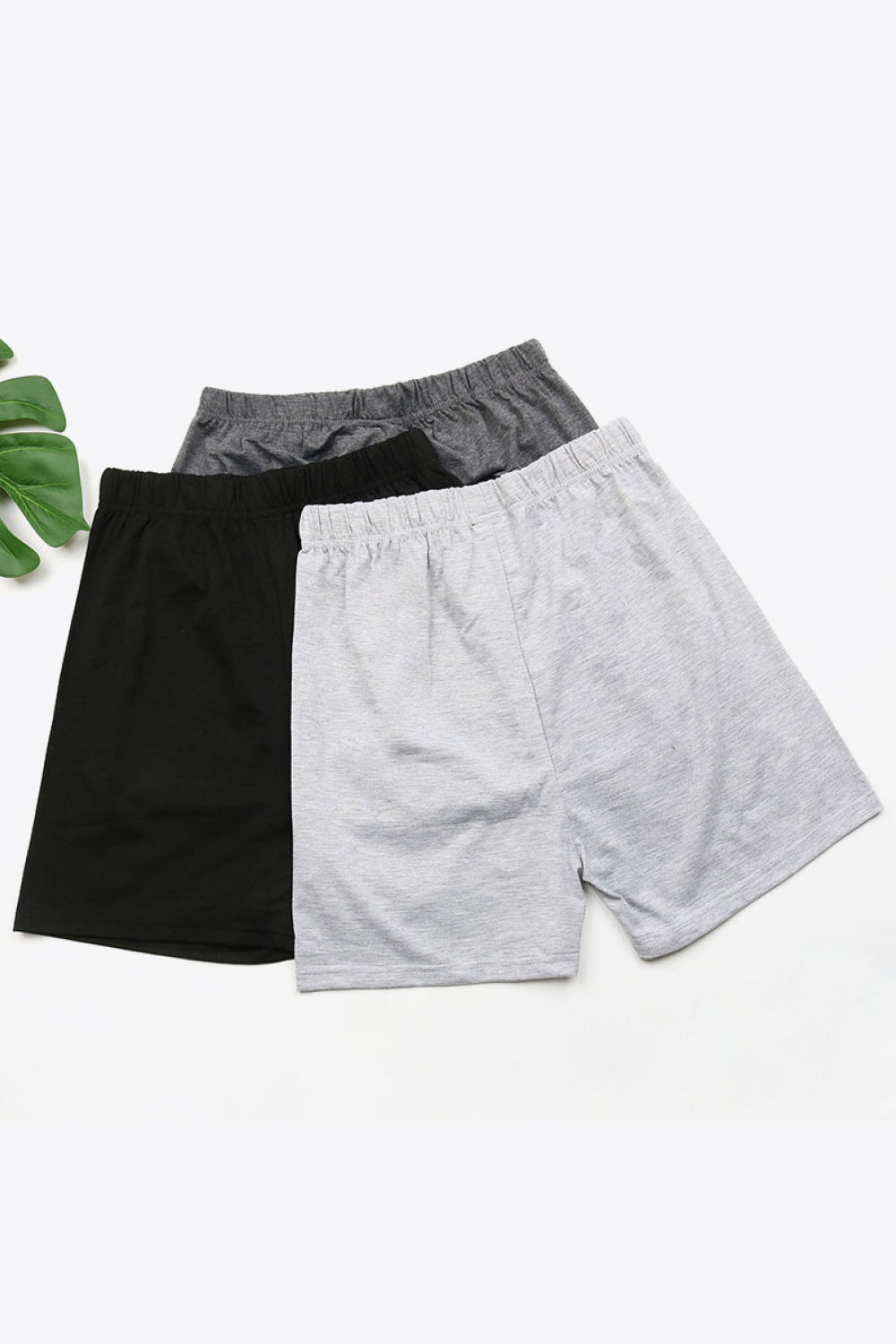 3-Pack Elastic Waist Shorts - Carly Joann's Closet