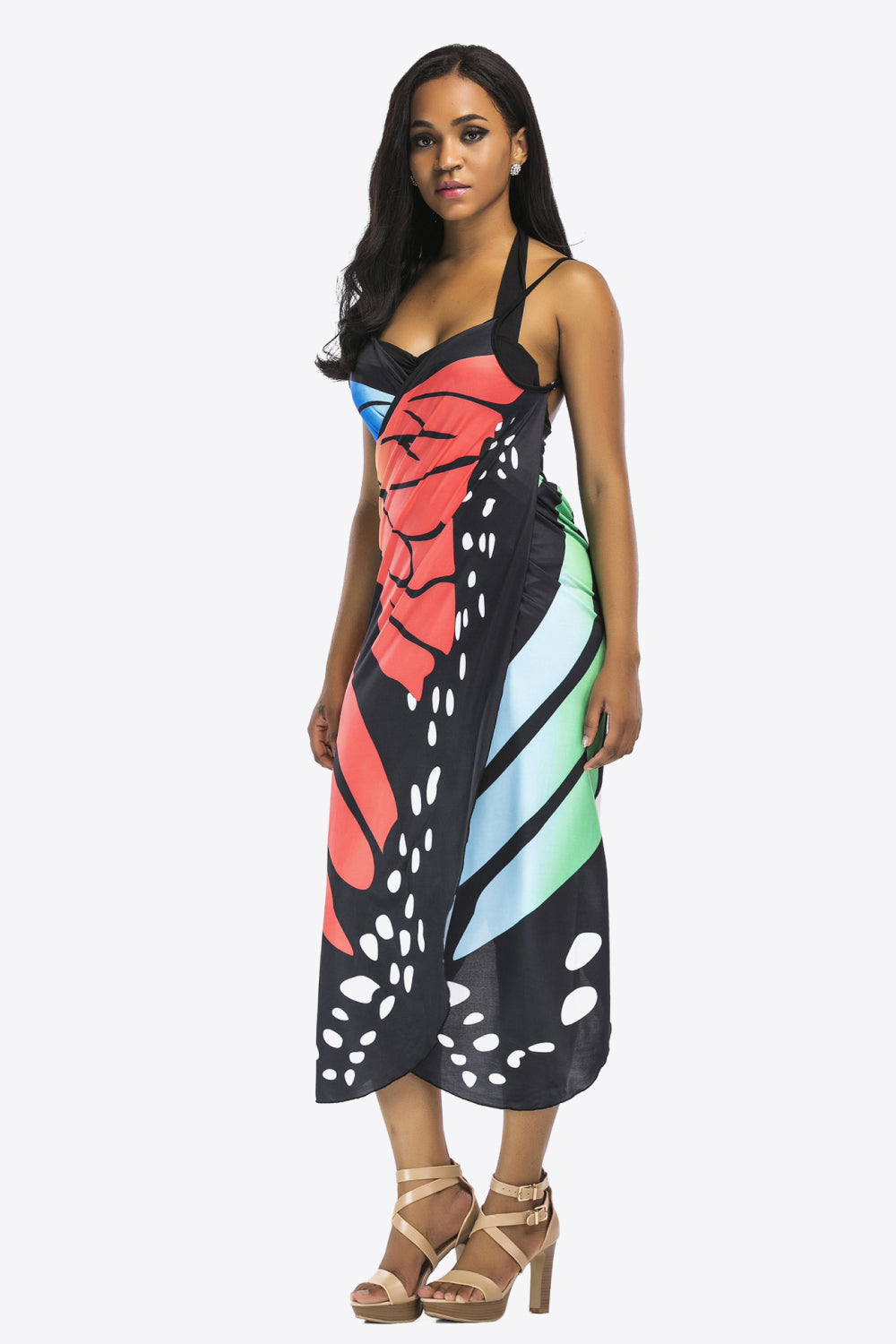 Butterfly Spaghetti Strap Cover Up - Carly Joann's Closet