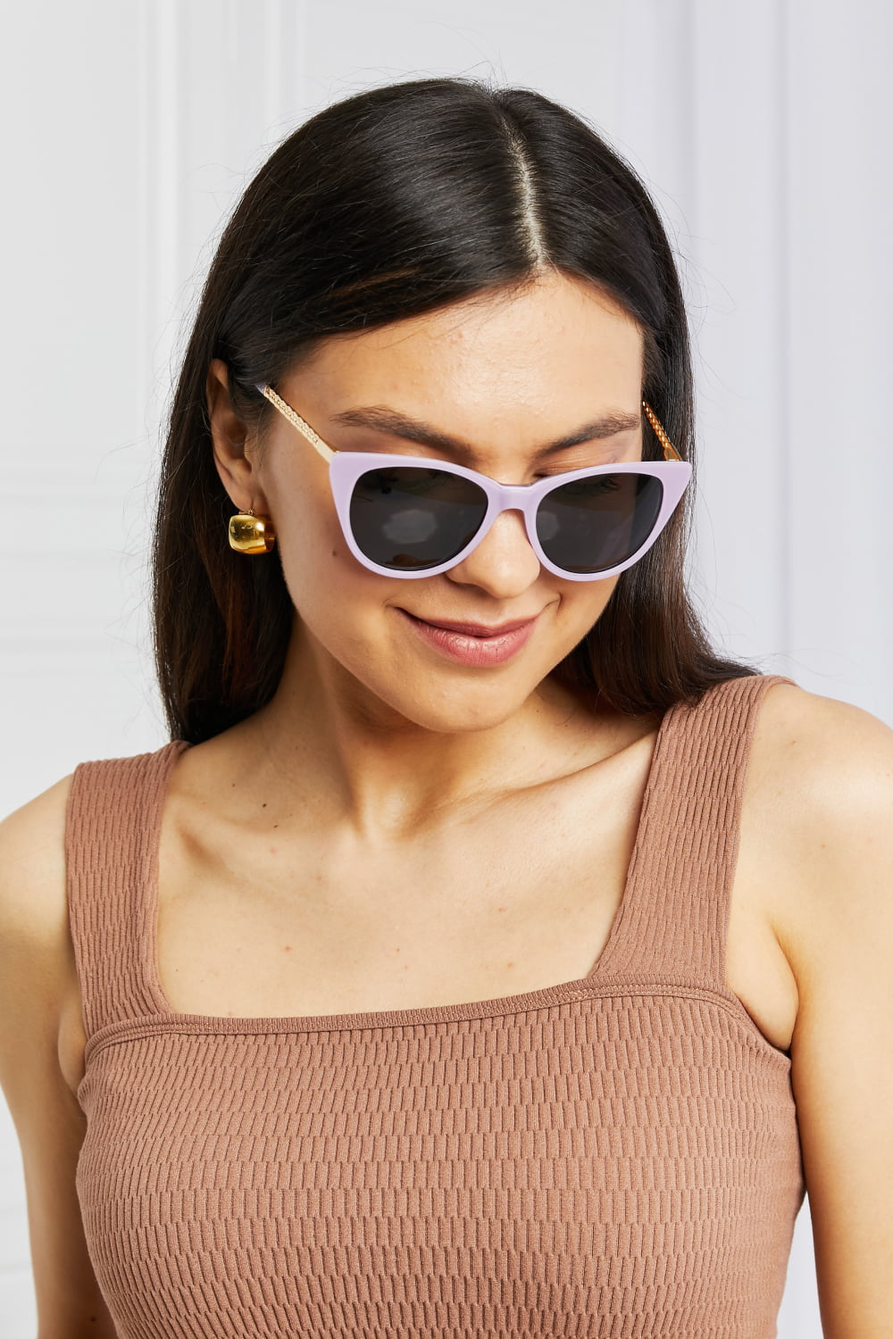 Cat-Eye Acetate Frame Sunglasses - Carly Joann's Closet