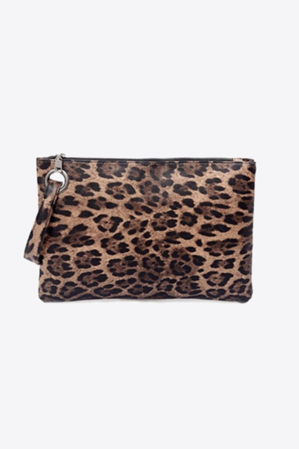 Leopard PU Leather Clutch - Carly Joann's Closet