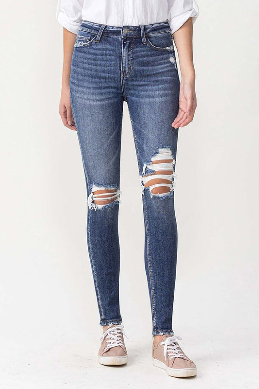 Lovervet Hayden Full Size High Rise Skinny - Carly Joann's Closet