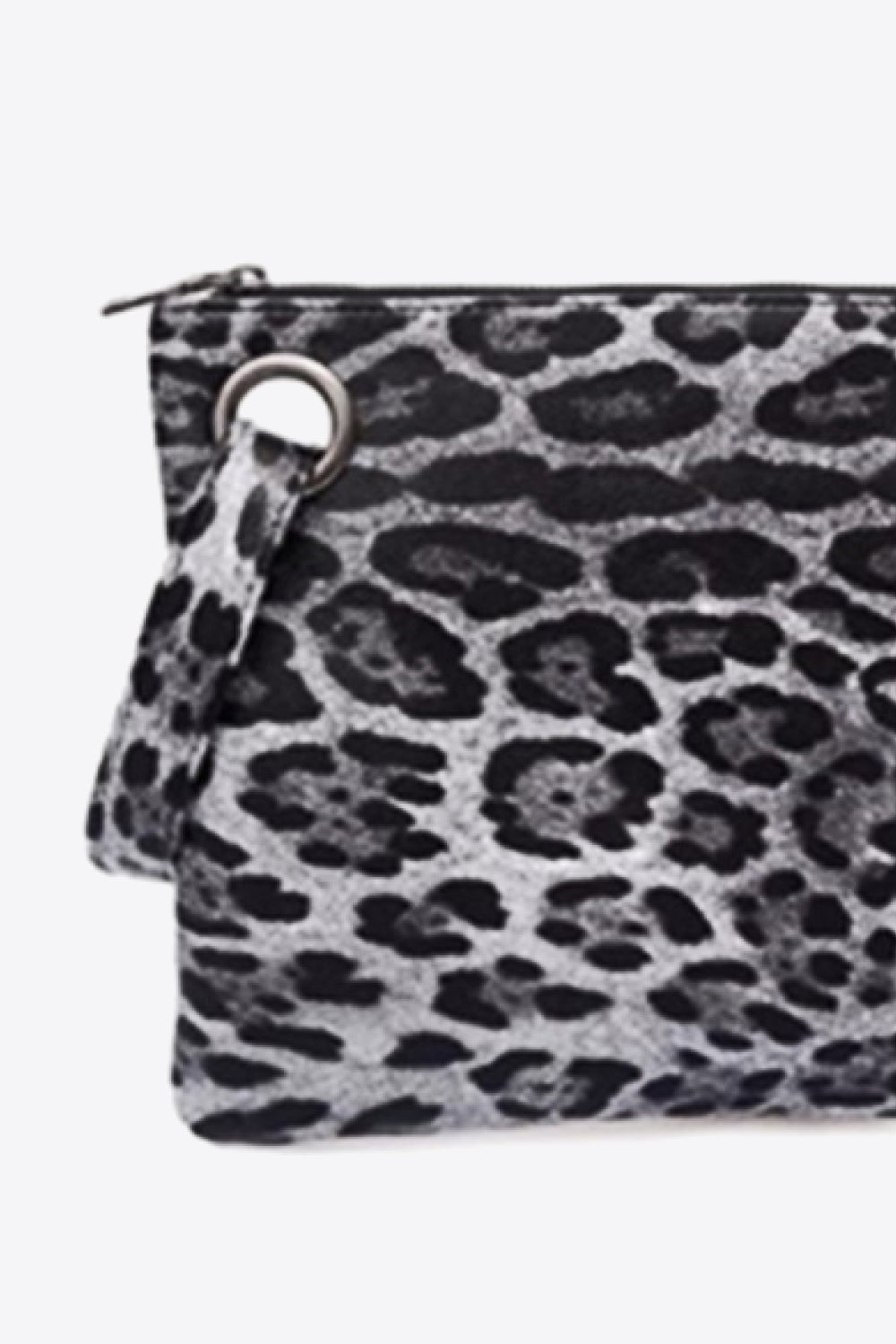 Leopard PU Leather Clutch - Carly Joann's Closet