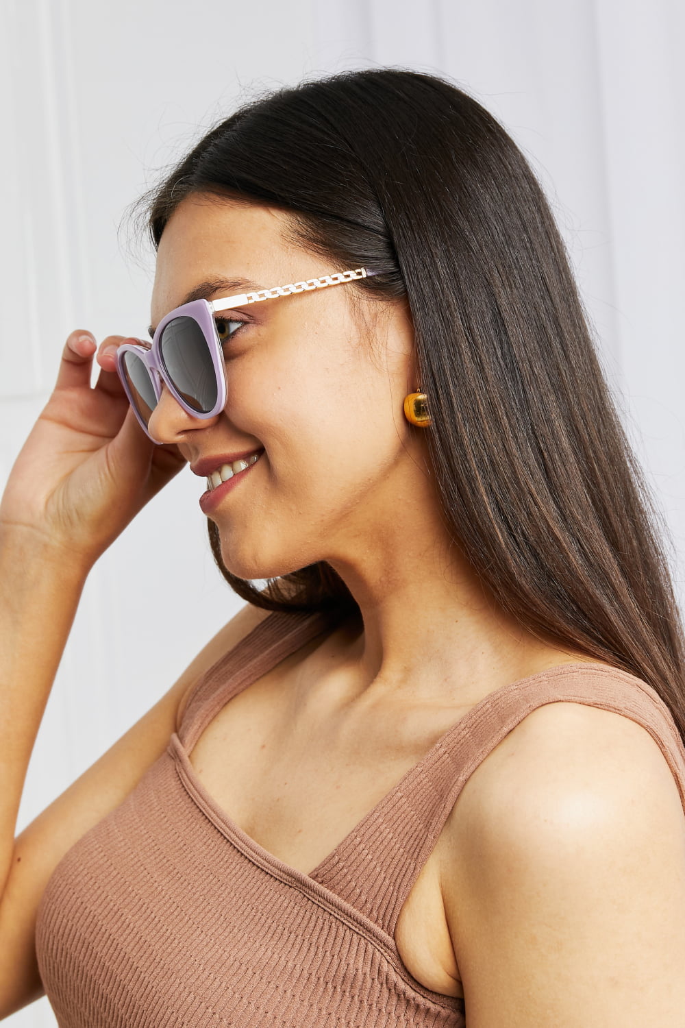 Cat-Eye Acetate Frame Sunglasses - Carly Joann's Closet