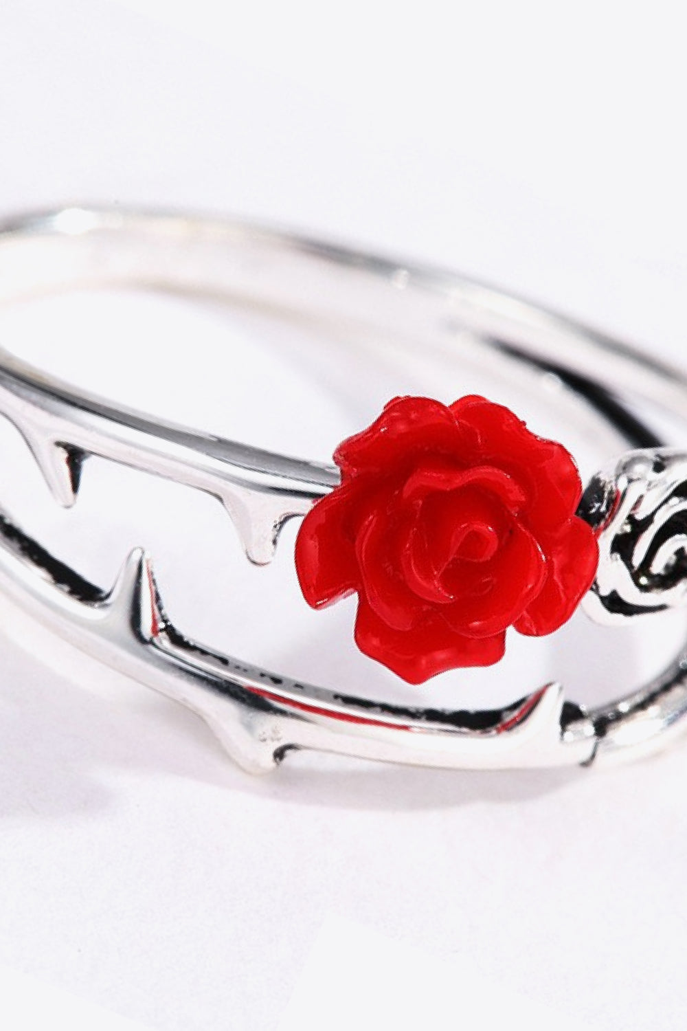 Rose Zinc Alloy Ring - Carly Joann's Closet