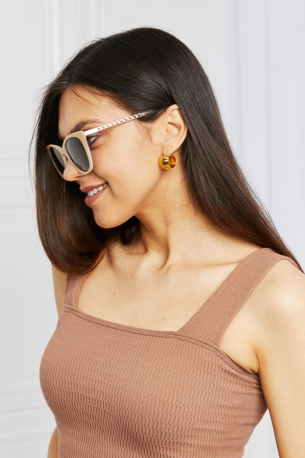 Cat-Eye Acetate Frame Sunglasses - Carly Joann's Closet