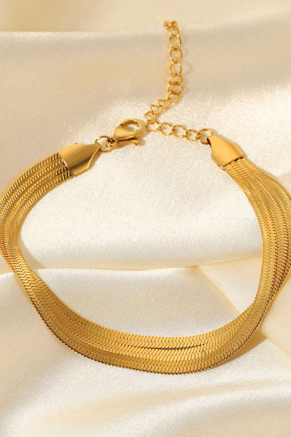 Triple-Layered Snake Chain Bracelet - Carly Joann's Closet