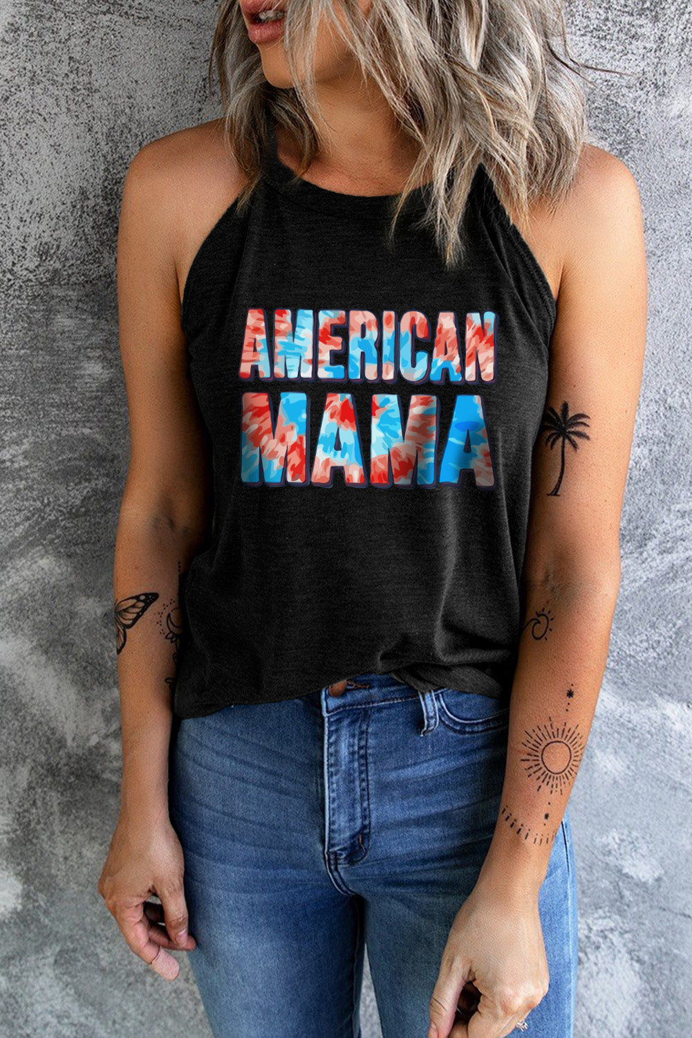 AMERICAN MAMA Graphic Tank - Carly Joann's Closet