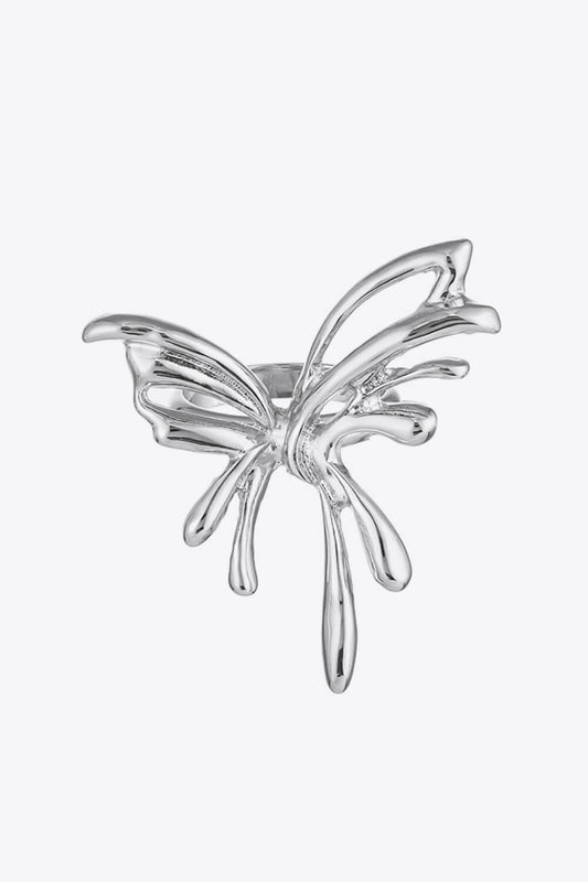 Zinc Alloy Butterfly Ring - Carly Joann's Closet