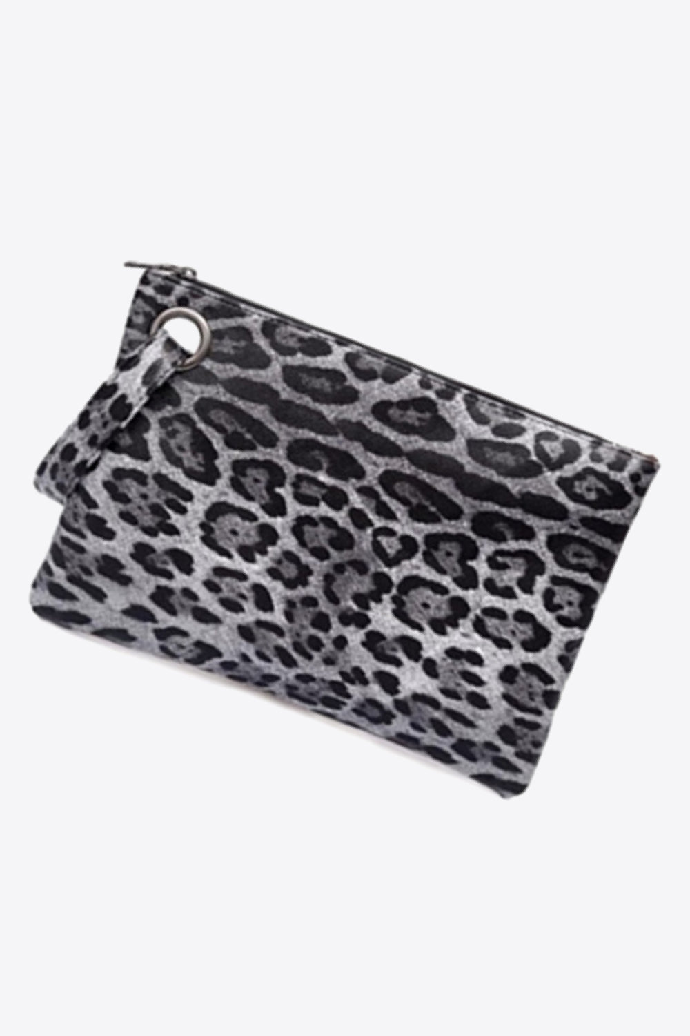 Leopard PU Leather Clutch - Carly Joann's Closet