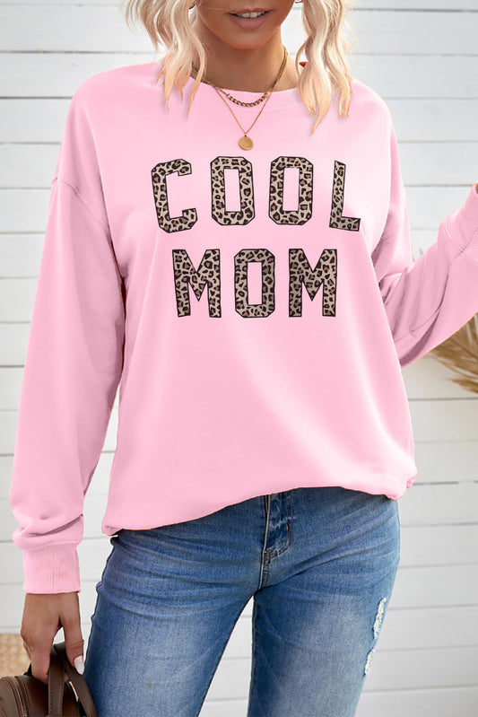 COOL MOM Graphic Drop Shoulder Sweatshirt - Carly Joann's Closet