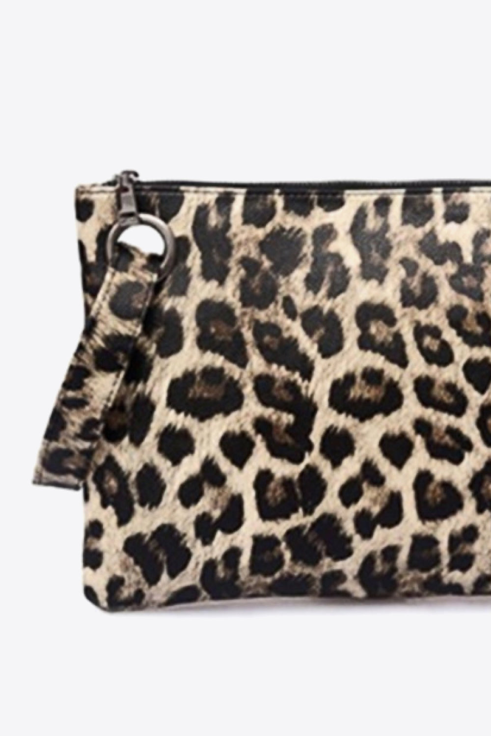 Leopard PU Leather Clutch - Carly Joann's Closet